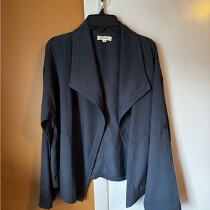 Women’s Gun Metal Draped Blazer